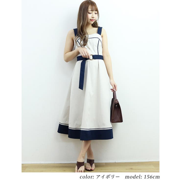 アイボリー | きれいめ ジャンパースカート 大人 | Fetchcollectionボトムス専門店