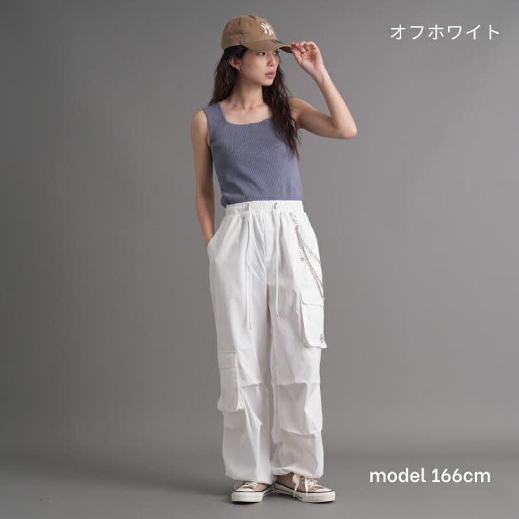 パラシュートカーゴパンツ トレンド パラシュート | Fetchcollectionボトムス専門店 | 詳細画像7 