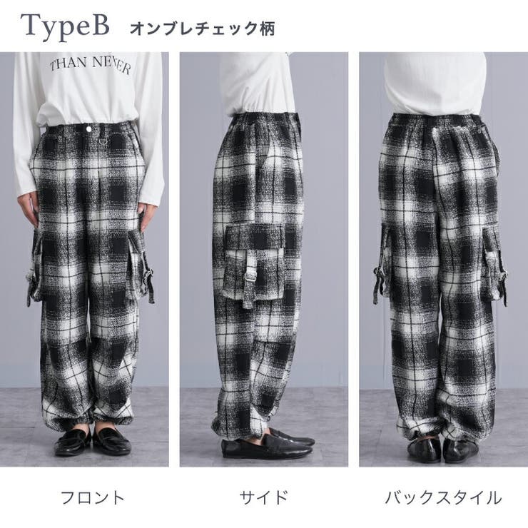wtaps チェック柄カーゴパンツ パンツ