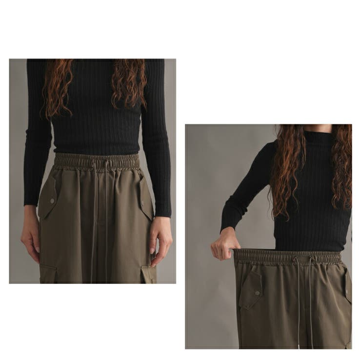 パラシュートカーゴパンツ 合繊ツイル フラップポケタブ | Fetchcollectionボトムス専門店 | 詳細画像9 