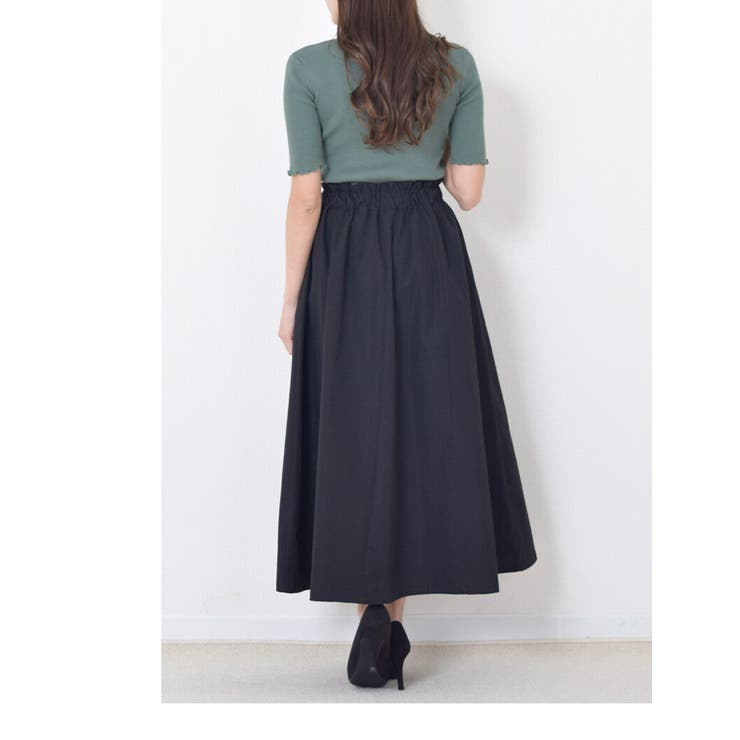 合繊ウエストスピンドルストッパー付 ドロストボリューム90丈ロング