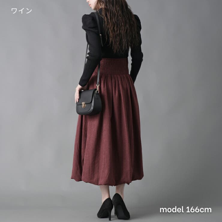 ルーシュリボン バルーンスカート │[品番：TWPW0002080]｜Fetch