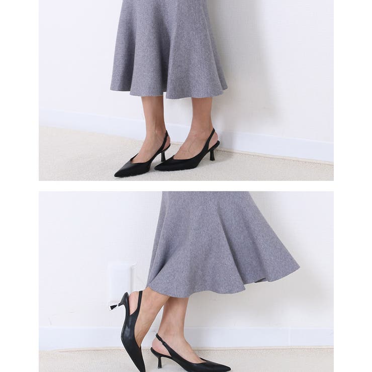 ニット ペプラムスカート ロングスカート | Fetchcollectionボトムス専門店 | 詳細画像17 