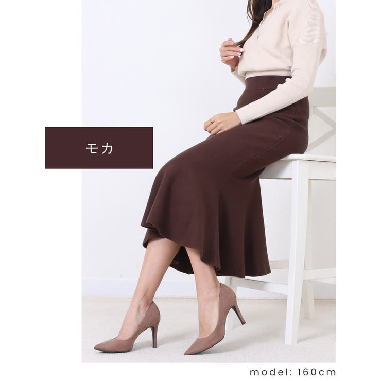ニット ペプラムスカート ロングスカート | Fetchcollectionボトムス専門店 | 詳細画像10 