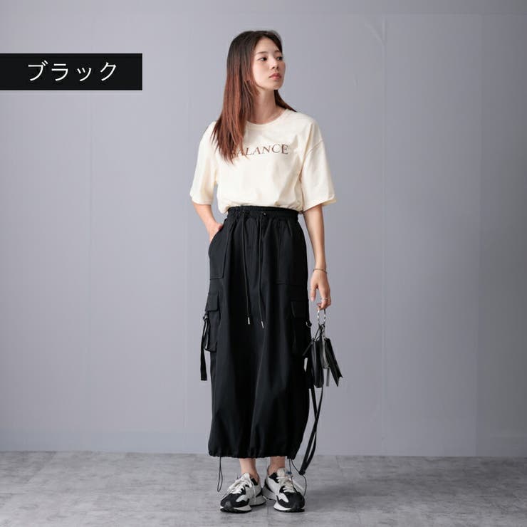 パラシュート型 バルーン カーゴスカート | Fetchcollectionボトムス専門店 | 詳細画像8 