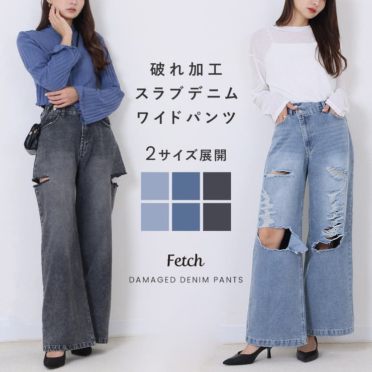 美品ワイドパンツ（M）グレー　チェック　おしゃれ　ファッション　流行 - 6