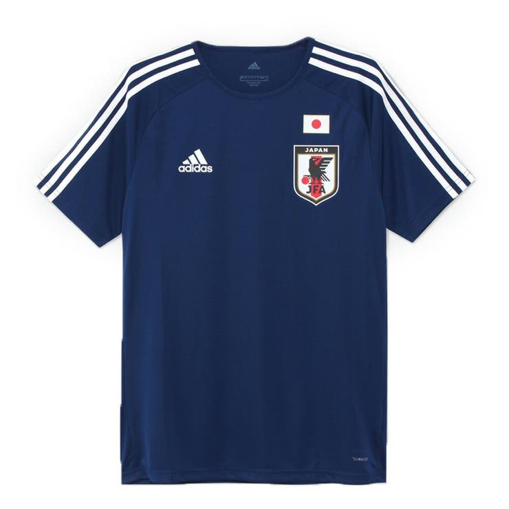 adidas No 4 サッカー日本代表 ホームレプリカTシャツ メンズ