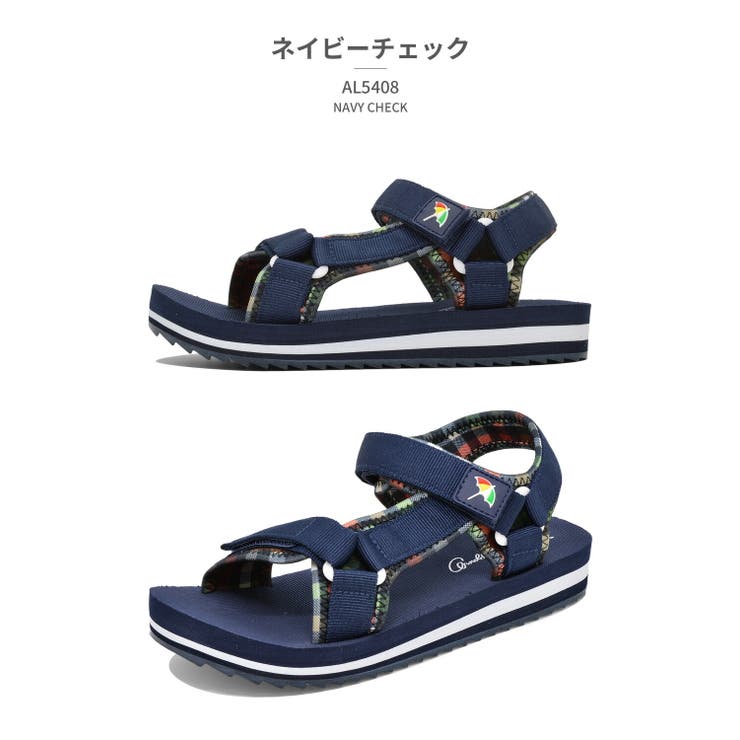 ネイビーチェック | arnold palmer アーノルド パーマー スポサン スポーツサンダル | つるや