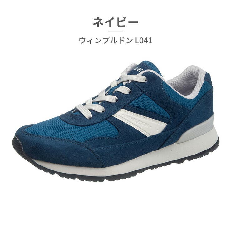 ネイビー(KF79542) | アサヒシューズ レディース L041 ASAHI SHOES ウィンブルドン | つるや