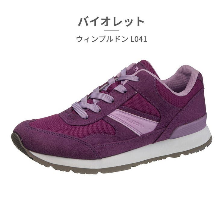 バイオレット(KF79545) | アサヒシューズ レディース L041 ASAHI SHOES ウィンブルドン | つるや