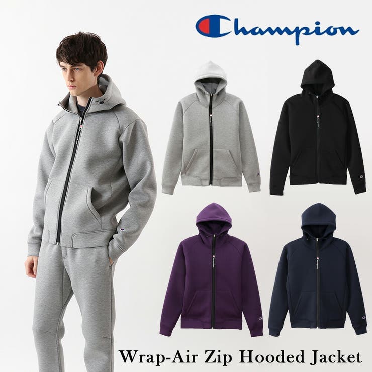champion Wrap-Air Zip Hooded Jacketフード[品番：TRYW0001252