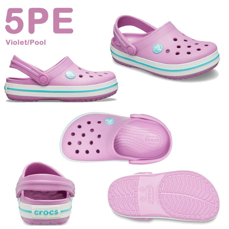 crocsクロックス20453705H/3R4/5PE/60O/6U9/485/1ASCrocbandClogKクロックバンドクロッグキッズキッズジュニア子供靴サンダル海川プール夏コンフォートラッピング不可商品