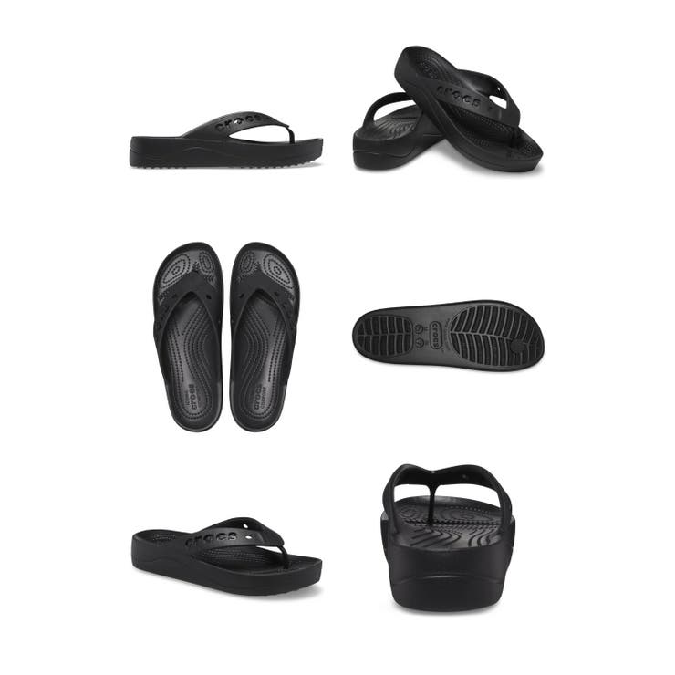 かねき クロックス crocs レディース サンダル 厚底 バヤ