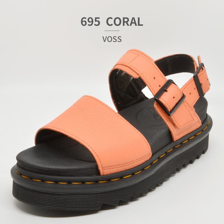 最終お値下げDr.Martens BLAILEサンダル23.5cmピンクカラー Dr.martents ドクターマーチン/VOSS FLUFFYファーサンダル BLK
