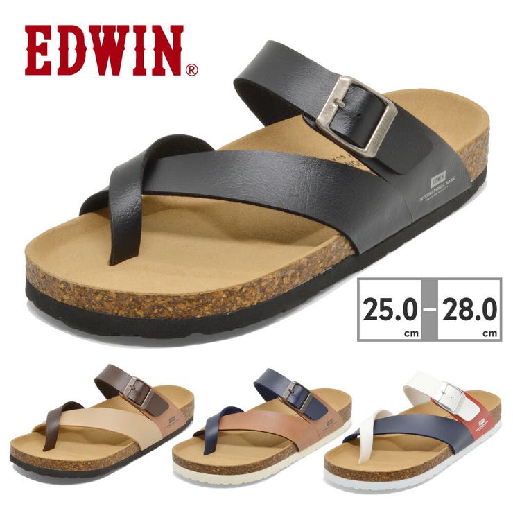 エドウィン EDWIN サンダル ベルト 天然コルク | つるや | 詳細画像1 