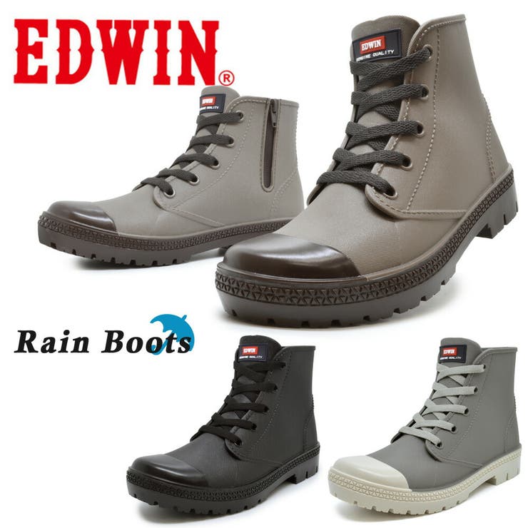 EDWIN エドウィン 5859 Rain Boots レインブーツ [品番：TRYW0000449]｜つるや（ツルヤ）のレディースファッション通販｜SHOPLIST（ショップリスト）