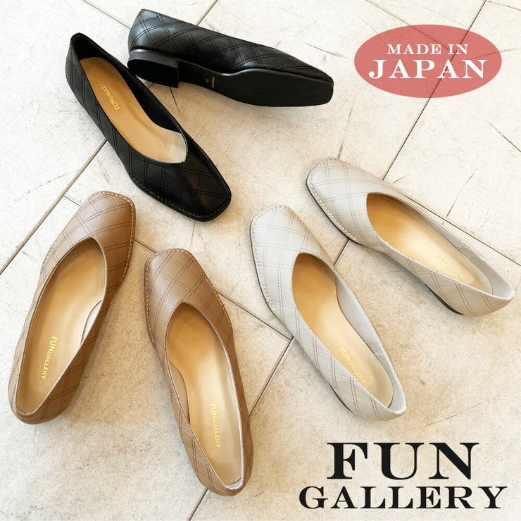 Fun Gallery ファンギャラリー ミヤビ スクエアトゥパンプス 品番 Tryw つるや ツルヤ のレディースファッション 通販 Shoplist ショップリスト