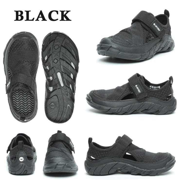 BLACK | HI-TEC ハイテック HT KD048 HELMS KIDS ヘルムス | つるや