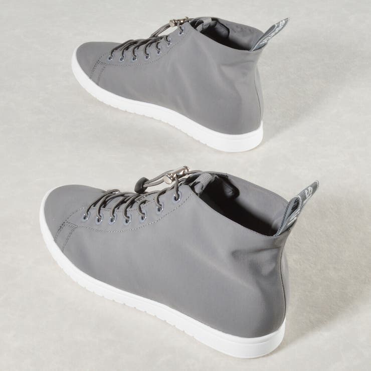 ルコックスポルティフ] スニーカー レイン 晴雨兼用 ミッドカット 25cm （ルコックスポルティフ le coq sportif レディース レインブーツ  ハイカット LA アルマ MIDⅡT+R (グレー) -waja bazar - 海外ファッションブランド通販サイト【公式】）