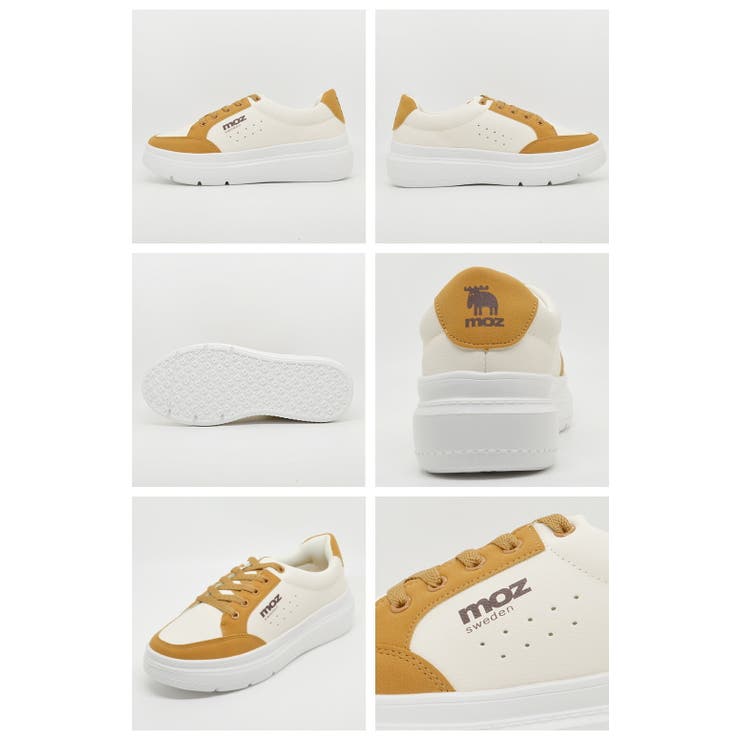 MOZ スニーカー レディース mz-3781 モズ 厚底 プラットホーム[品番