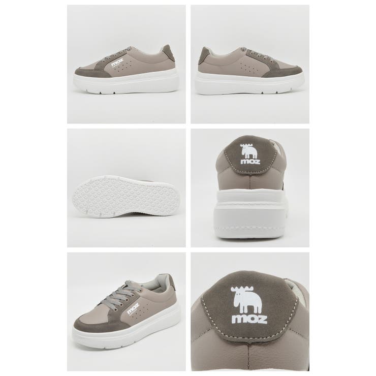 MOZ スニーカー レディース mz-3781 モズ 厚底 プラットホーム[品番