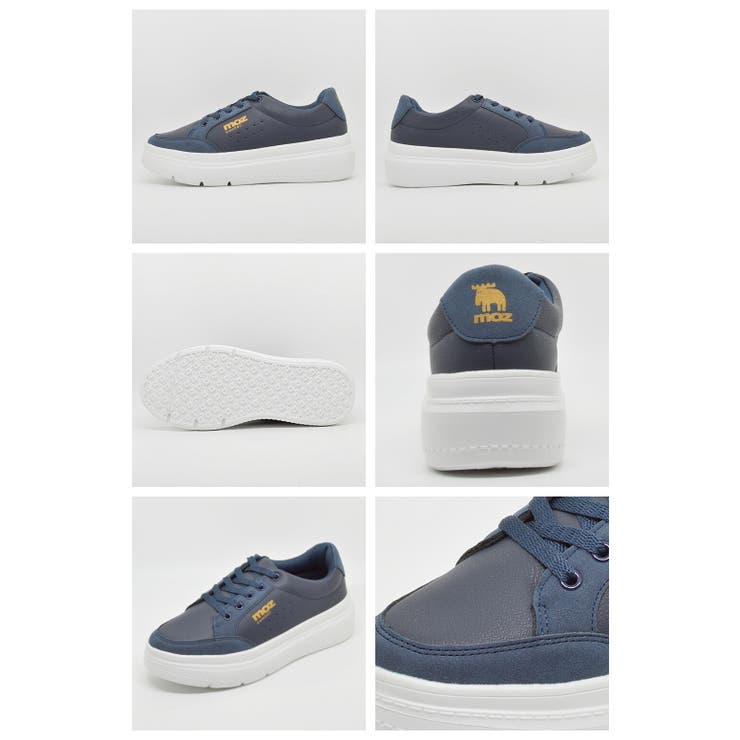 MOZ スニーカー レディース mz-3781 モズ 厚底 プラットホーム[品番