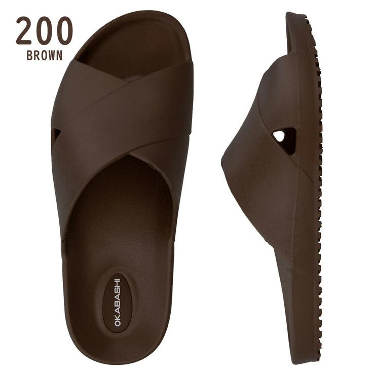 200_BROWN | OKABASHI オカバシ サンダル  Maddox マドックス | つるや