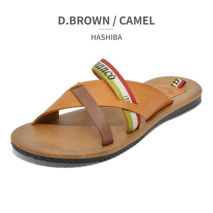 D.BROWN/CAMEL | オロビアンコ HASHIBA Orobianco スライド 日本製 | つるや