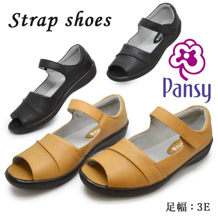 Pansy パンジー 2325 Strap shoesストラップ シューズ [品番：TRYW0000498]｜つるや（ツルヤ）のレディースファッション通販｜SHOPLIST（ショップリスト）