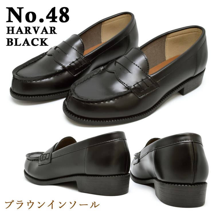 48Jブラック(中敷/ブラウン)