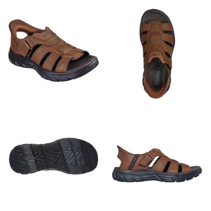 値下げ　SKECHERS ブラウン メンズサンダル　26cm メンズ サンダル | スケッチャーズ公式通販サイト | SKECHERS