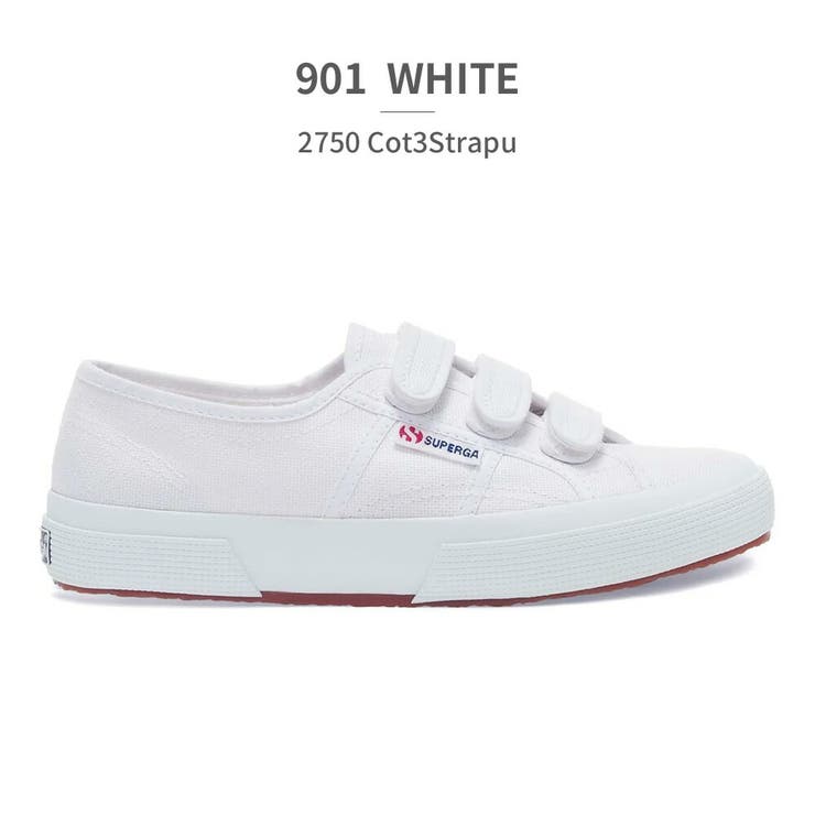901_WHITE | SUPERGA 2750 Cot3Strapu Sneaker | つるや