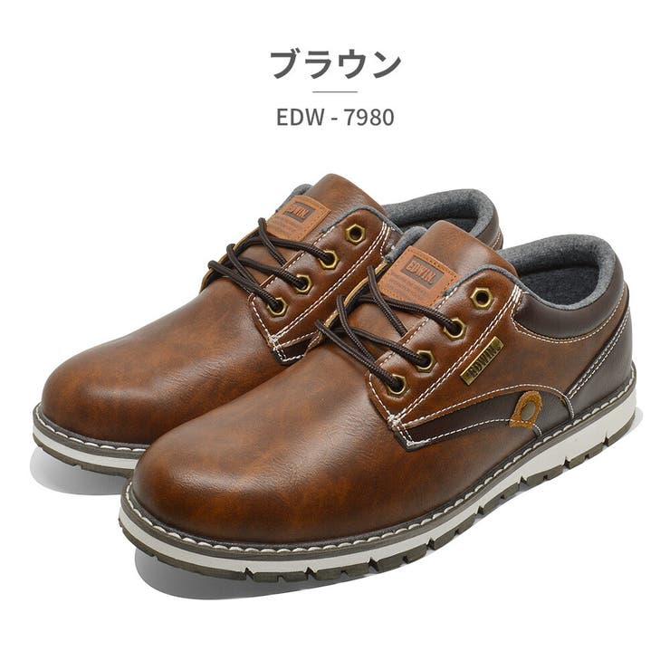 EDWIN スニーカー メンズ EDW-7980 エドウィン 幅広 防水 防滑 | つるや | 詳細画像4 