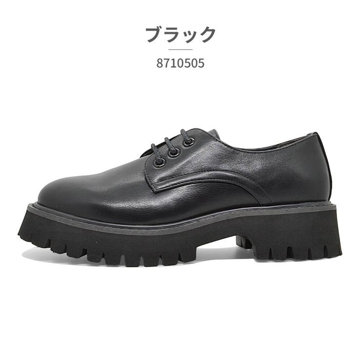 ブーツ 厚底レースアップシューズ 8710505 byあしながおじさん ブーツ 厚底レースアップシューズ 8710505 byあしながおじさん