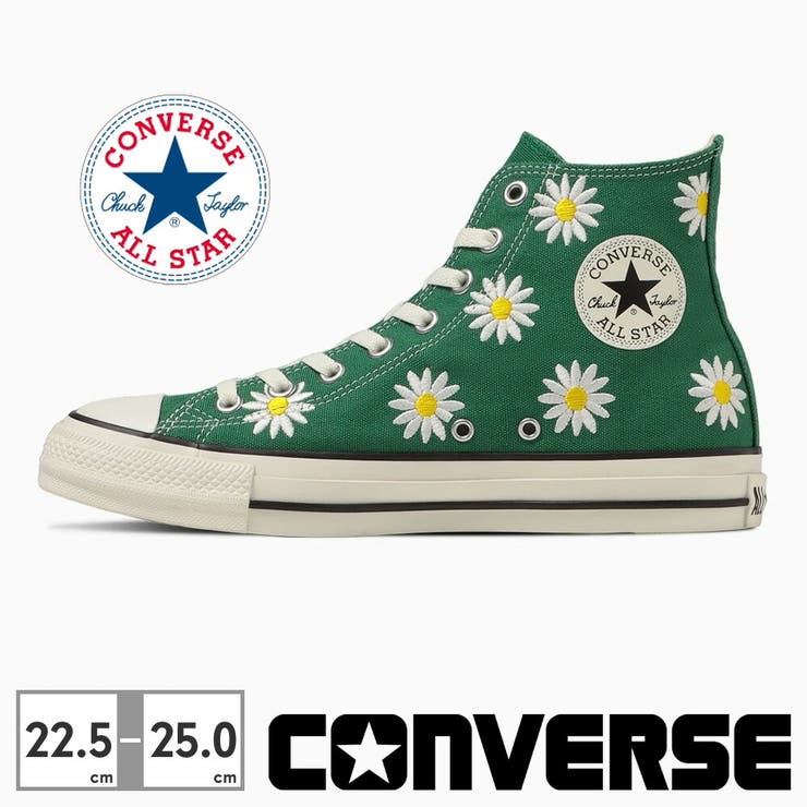 ALL STAR (R) DAISYFLOWER HI ハイカット 花柄[品番
