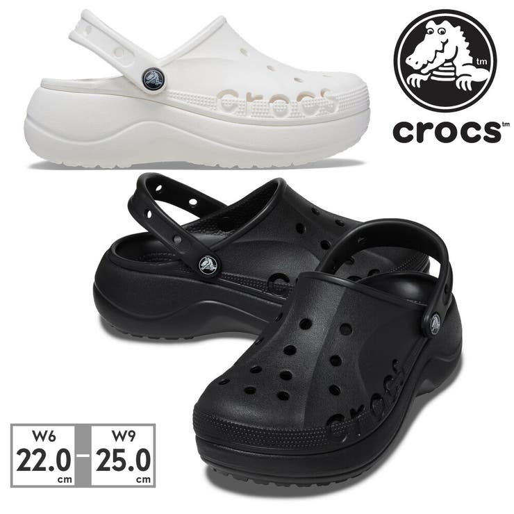 crocs Baya Platform Clog 厚底 サボ[品番：TRYW0002175