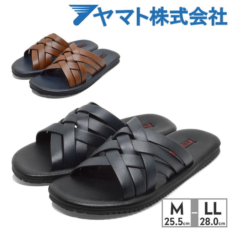 ヤマトサンダル 和所谷 メンズ 粋 VM2404 YAMATO 室内 つっかけ | つるや | 詳細画像1 
