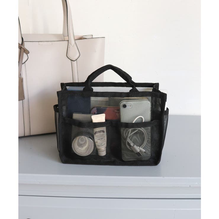 ブラック | メッシュバッグインバッグ中 | TRYSIL