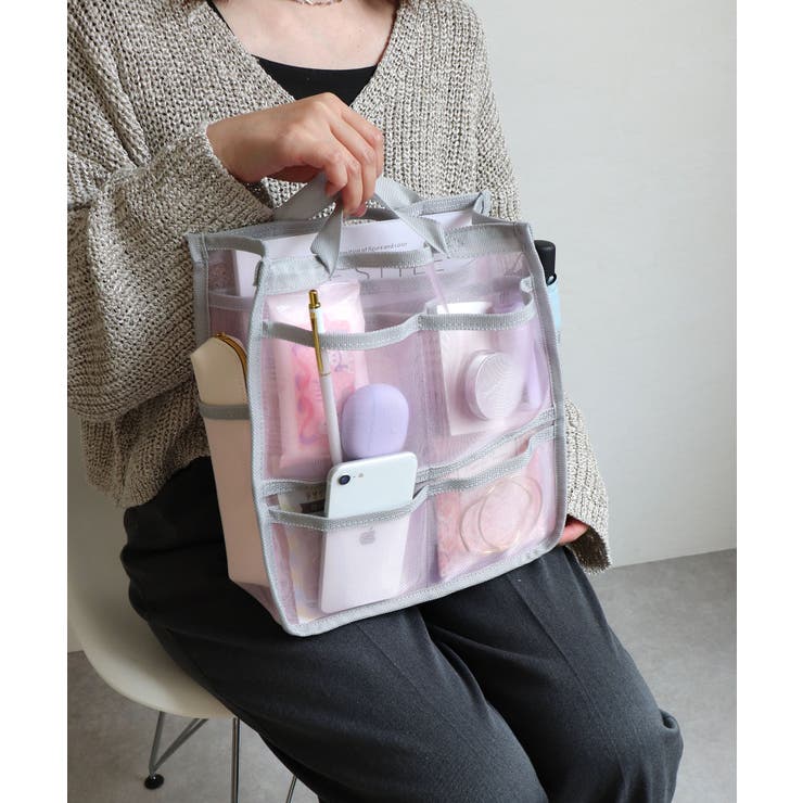 メッシュバッグインバッグ縦型 | TRYSIL | 詳細画像2 