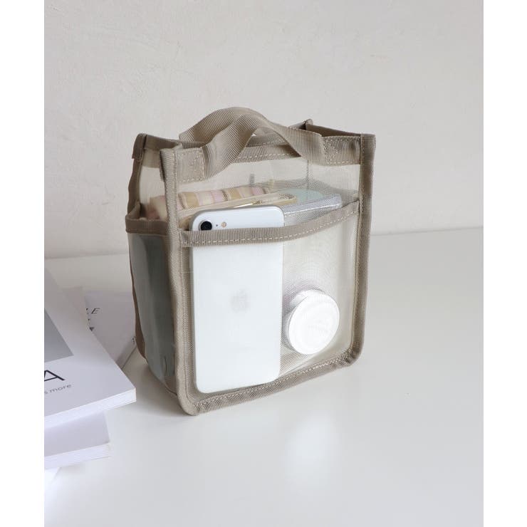 メッシュバッグインバッグ縦型小 | TRYSIL | 詳細画像1 