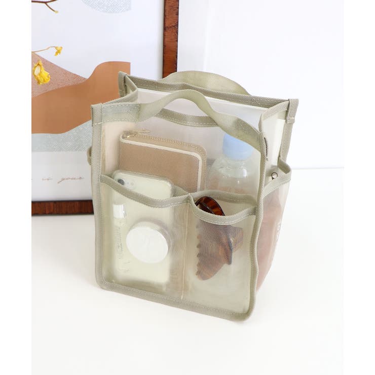 メッシュバッグインバッグ縦型中 | TRYSIL | 詳細画像6 