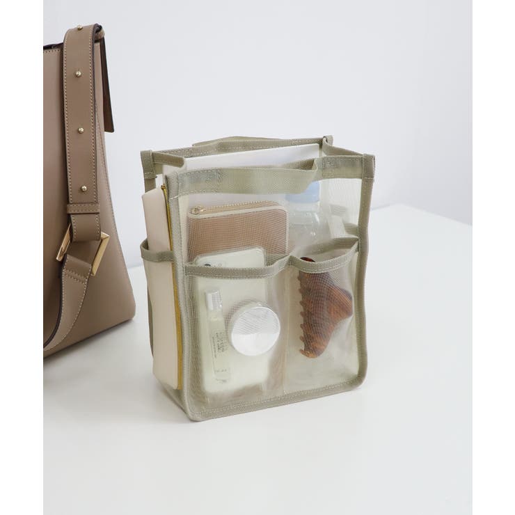 メッシュバッグインバッグ縦型中 | TRYSIL | 詳細画像7 