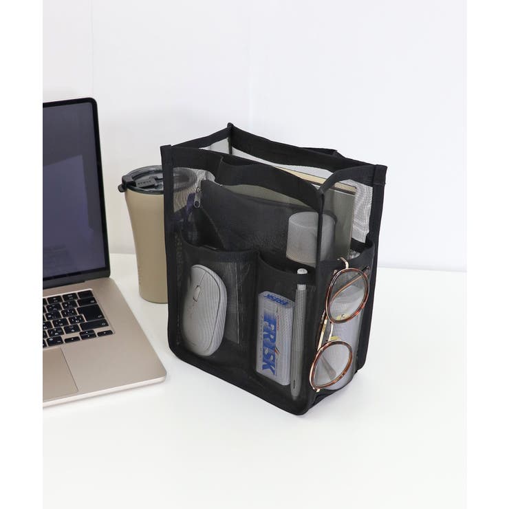 メッシュバッグインバッグ縦型中 | TRYSIL | 詳細画像4 