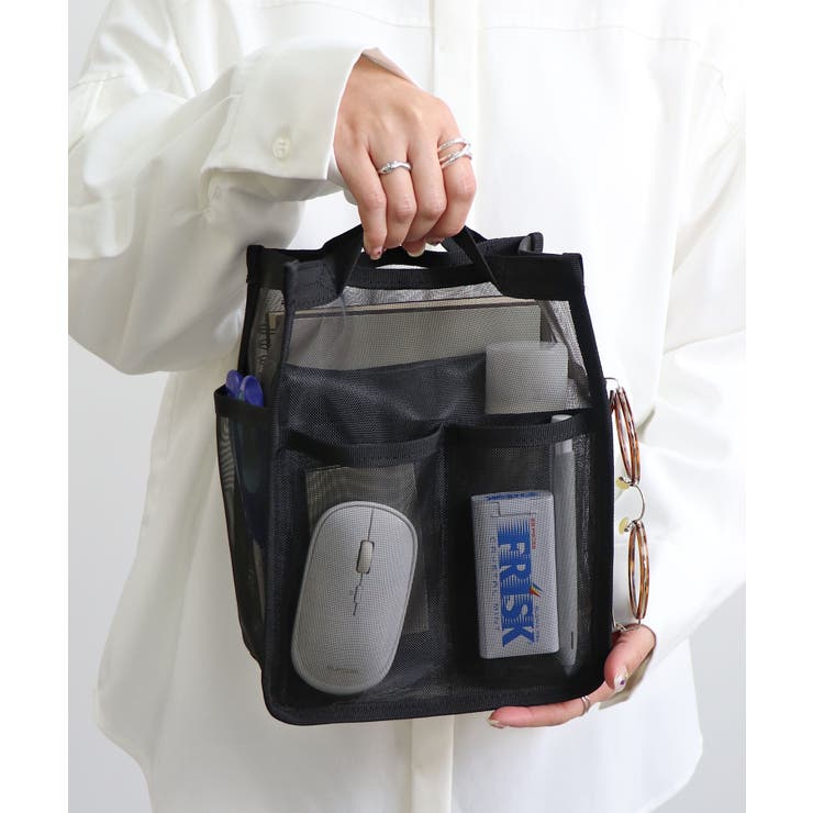 メッシュバッグインバッグ縦型中 | TRYSIL | 詳細画像5 