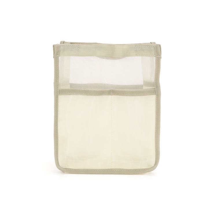 グレージュ | メッシュバッグインバッグ縦型中 | TRYSIL