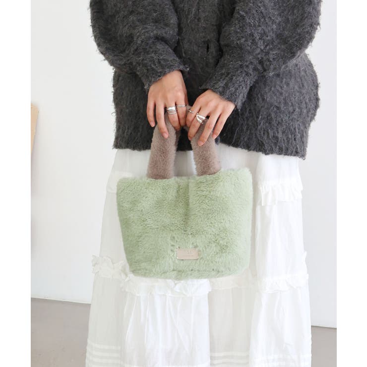 バイカラーファートートバッグ | TRYSIL | 詳細画像1 