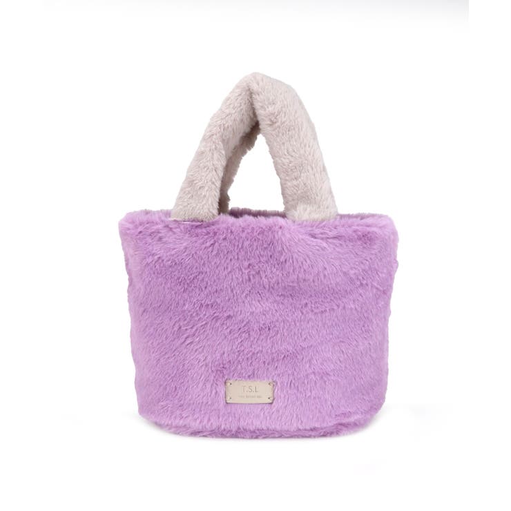 ラベンダー | バイカラーファートートバッグ | TRYSIL