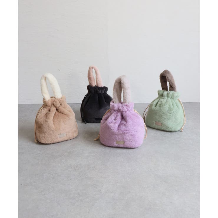 バイカラーファーワンハンドルバッグ | TRYSIL | 詳細画像13 