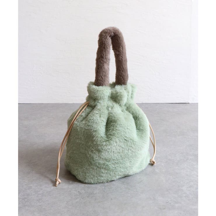 バイカラーファーワンハンドルバッグ | TRYSIL | 詳細画像15 