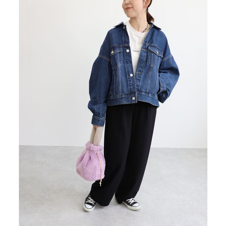 バイカラーファーワンハンドルバッグ | TRYSIL | 詳細画像5 